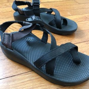 Chacos - all black w/ toe strap